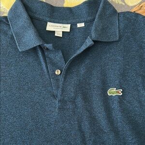 Lacoste Blue Casual Button Down Shirt